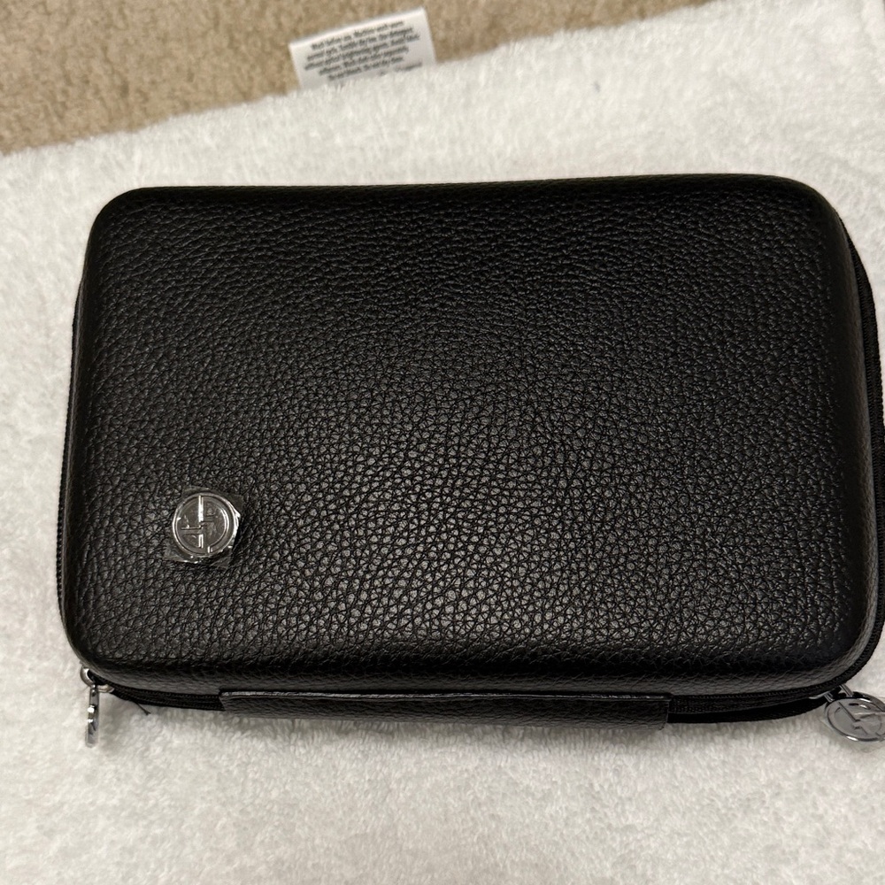 Black Pebbled Leather Wallet